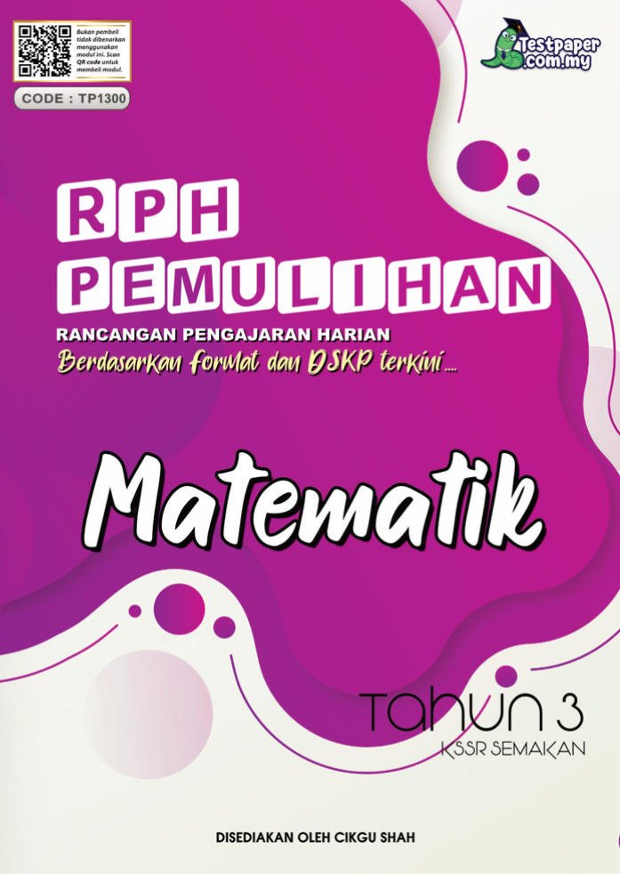 RPH PEMULIHAN MATEMATIK TAHUN 3 Cikgu Info