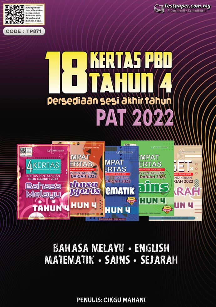 18 KERTAS SOALAN PERSEDIAAN PBD SESI AKHIR 2022 - TAHUN 4 (BONUS WORD ...