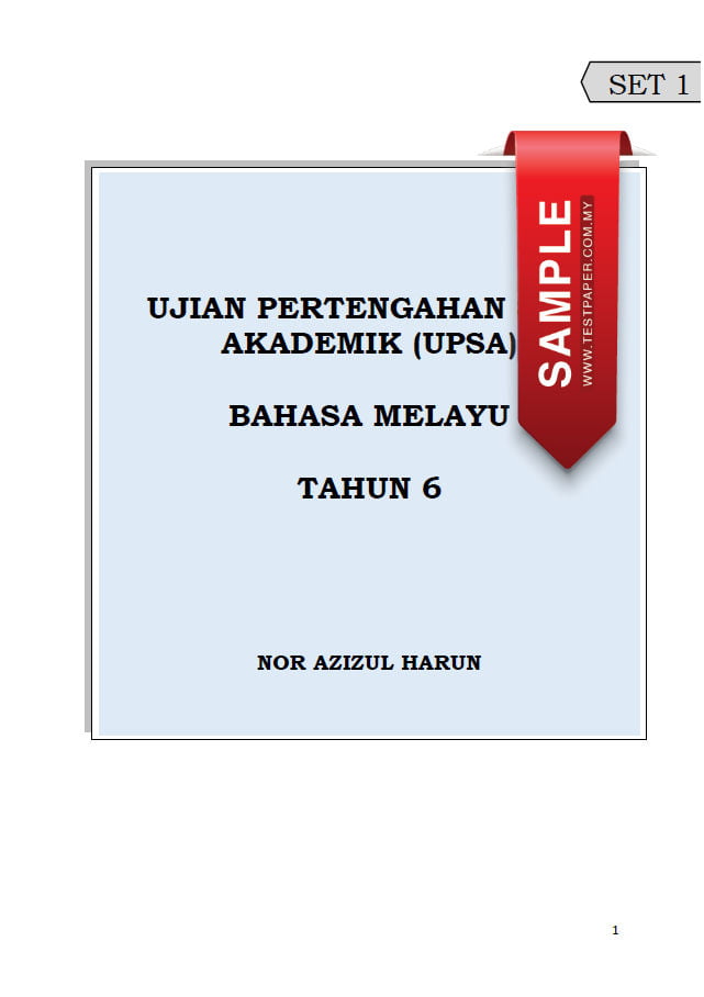 2 SET KERTAS PENTAKSIRAN SUMATIF PERTENGAHAN TAHUN BAHASA MELAYU TAHUN ...