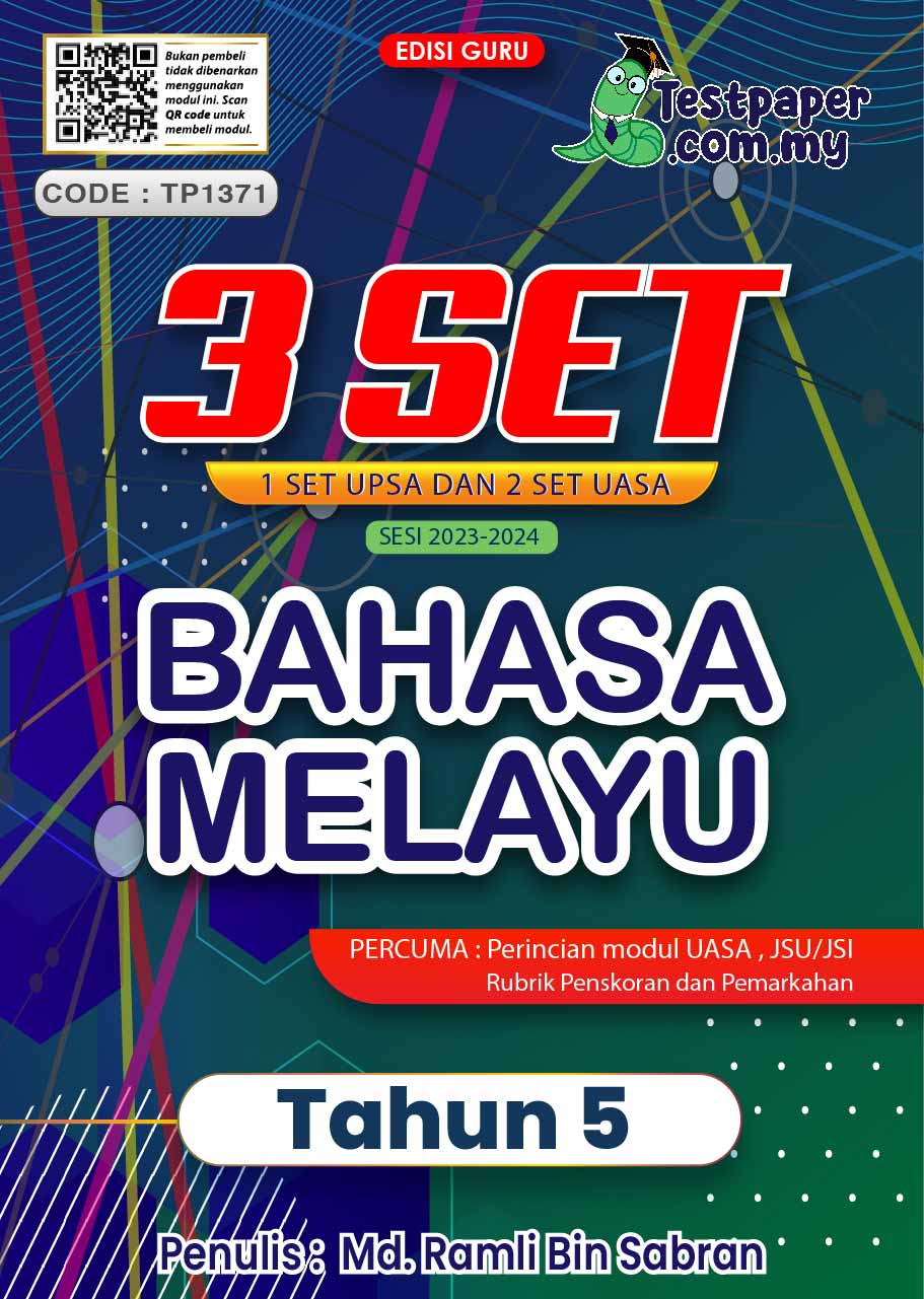 3 SET MODUL UJIAN SUMATIF BAHASA MELAYU TAHUN 5 SESI 2023-2024 (UAwSA ...