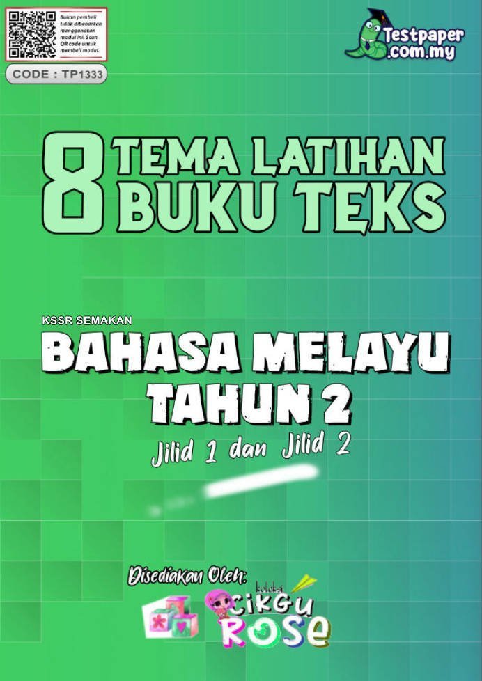 8 Tema Latihan Buku Teks Bahasa Melayu Tahun 2 Kssr Semakan Jilid 1