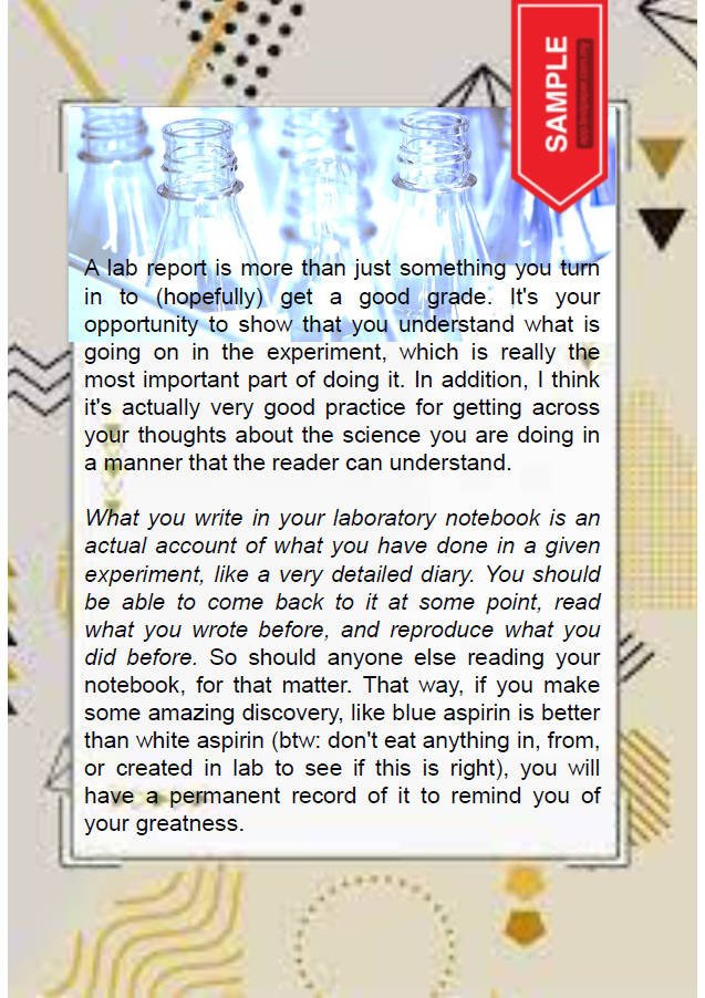 A GUIDE TO WRITING SCIENCE LAB REPORT (GRADE 4, 5 AND 6) - Cikgu.Info
