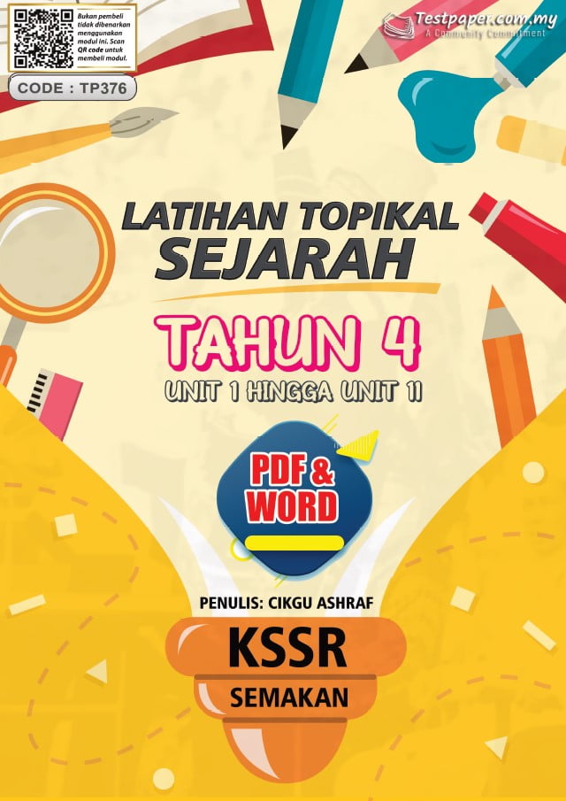 Latihan Topikal Lengkap Sejarah Tahun Kssr Semakan Pdf Dan Word Cikgu Info