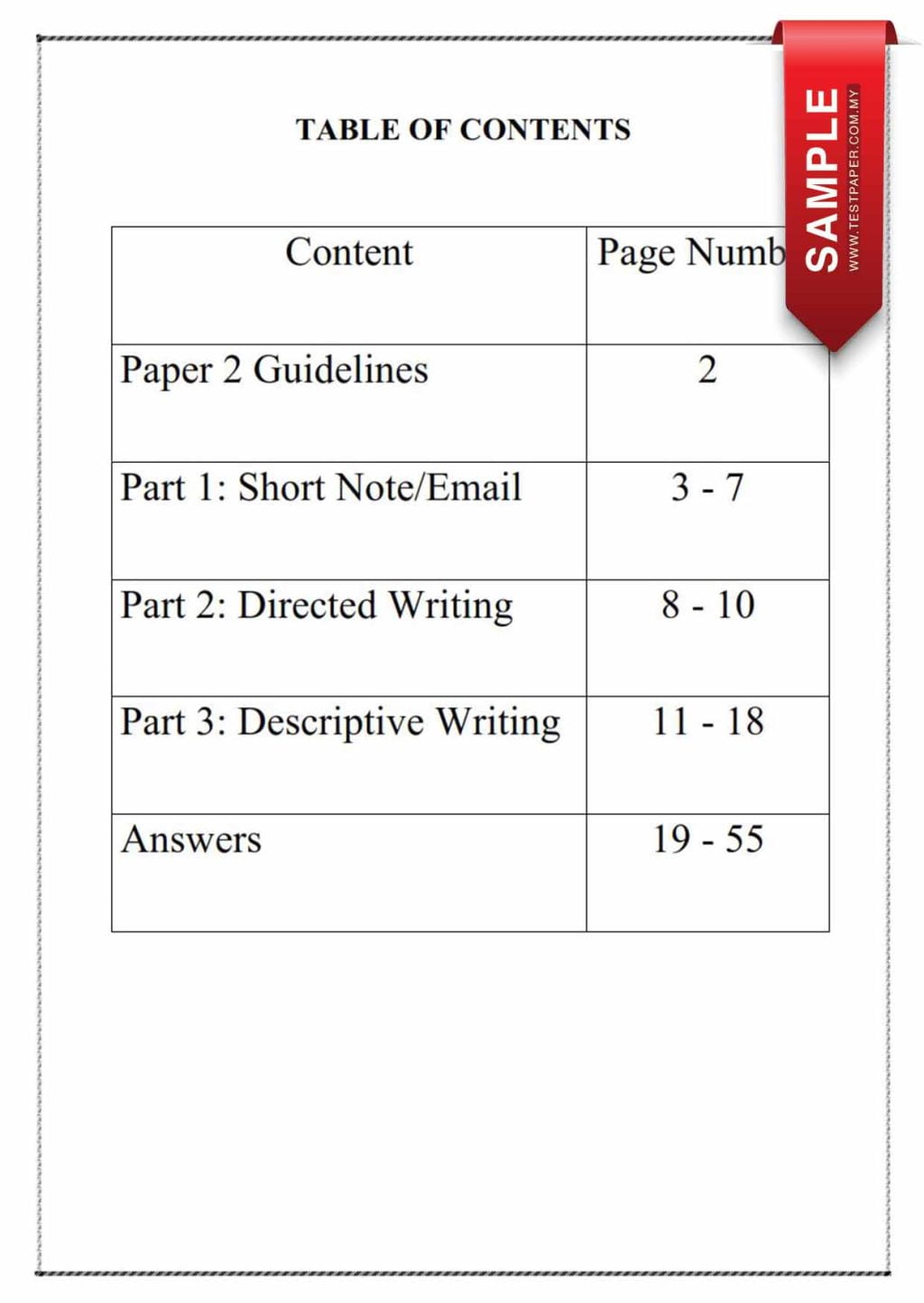 ENGLISH PAPER 2 SPM 2023/2024 EDITION - Cikgu.Info